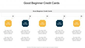 Good Beginner Credit Cards In Powerpoint And Google Slides Cpb