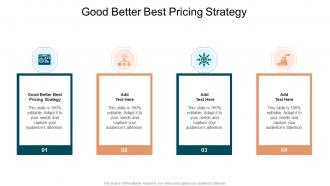 Good Better Best Pricing Strategy In Powerpoint And Google Slides Cpb