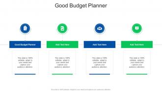 Good Budget Planner In Powerpoint And Google Slides Cpb