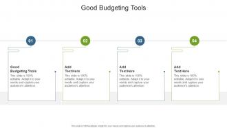 Good Budgeting Tools In Powerpoint And Google Slides Cpb