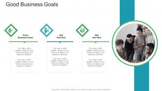 Good Business Goals In Powerpoint And Google Slides Cpb