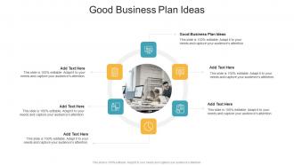 Good Business Plan Ideas In Powerpoint And Google Slides Cpb