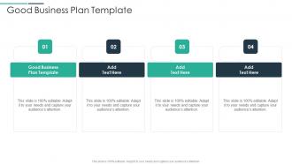 Good Business Plan Template In Powerpoint And Google Slides Cpb