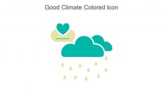 Good Climate Colored Icon In Powerpoint Pptx Png And Editable Eps Format