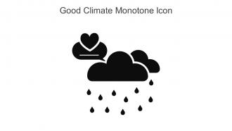 Good Climate Monotone Icon In Powerpoint Pptx Png And Editable Eps Format