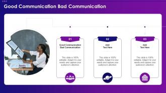 Good Communication Bad Communication In Powerpoint And Google Slides Cpb