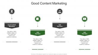 Good Content Marketing In Powerpoint And Google Slides Cpb