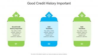 Good Credit History Important In Powerpoint And Google Slides Cpb