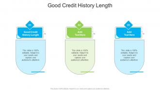 Good Credit History Length In Powerpoint And Google Slides Cpb