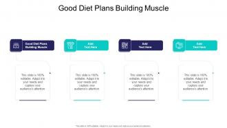 Good Diet Plans Building Muscle In Powerpoint And Google Slides Cpb