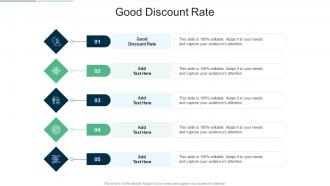 Good Discount Rate In Powerpoint And Google Slides Cpb