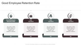 Good Employee Retention Rate In Powerpoint And Google Slides Cpb