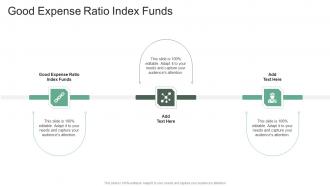 Good Expense Ratio Index Funds In Powerpoint And Google Slides Cpb