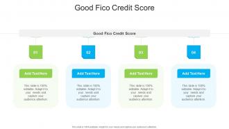 Good Fico Credit Score In Powerpoint And Google Slides Cpb