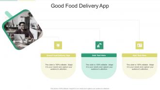 Good Food Delivery App In Powerpoint And Google Slides Cpb