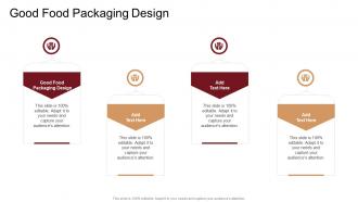 Good Food Packaging Design In Powerpoint And Google Slides Cpb