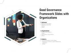Good Governance Framework Slides With Organizations
