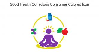 Good Health Conscious Consumer Colored Icon In Powerpoint Pptx Png And Editable Eps Format