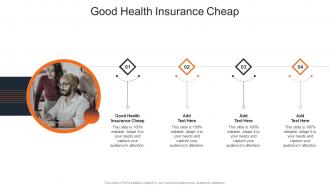 Good Health Insurance Cheap In Powerpoint And Google Slides Cpb