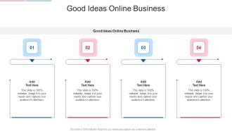 Good Ideas Online Business In Powerpoint And Google Slides Cpb
