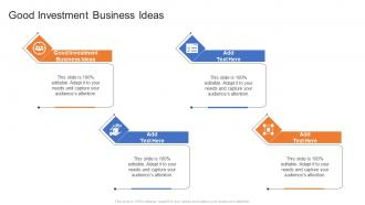 Good Investment Business Ideas In Powerpoint And Google Slides Cpb