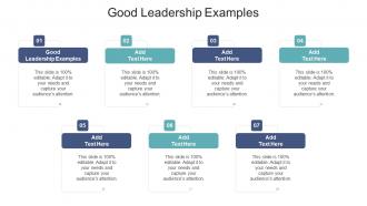 Good Leadership Examples In Powerpoint And Google Slides CPB