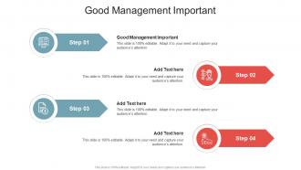 Good Management Important In Powerpoint And Google Slides Cpb