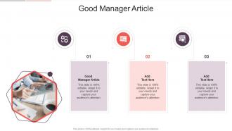 Good Manager Article In Powerpoint And Google Slides Cpb