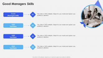 Good Managers Skills In Powerpoint And Google Slides Cpb
