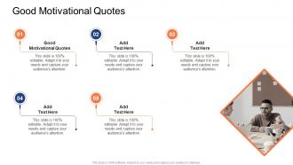 Good Motivational Quotes In Powerpoint And Google Slides Cpb