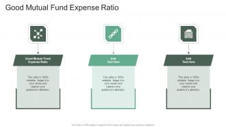 Good Mutual Fund Expense Ratio In Powerpoint And Google Slides Cpb