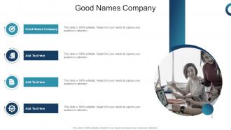 Good Names Company In PowerPoint And Google Slides Cpb