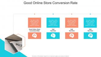 Good Online Store Conversion Rate In Powerpoint And Google Slides Cpb