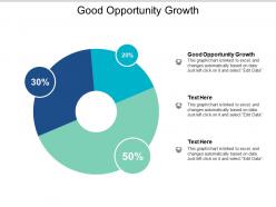 Good opportunity growth ppt powerpoint presentation outline templates cpb