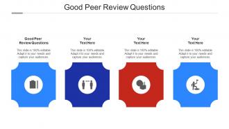 Good Peer Review Questions Ppt Powerpoint Presentation Pictures Good Cpb