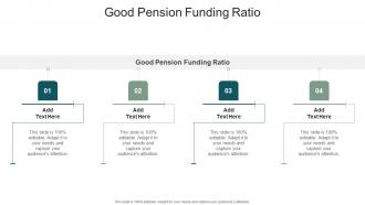 Good Pension Funding Ratio In Powerpoint And Google Slides Cpb
