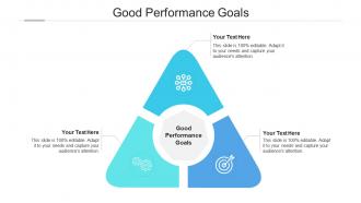 Good performance goals ppt powerpoint presentation layouts example cpb