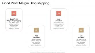 Good Profit Margin Drop Shipping In Powerpoint And Google Slides Cpb