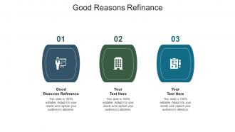 Good reasons refinance ppt powerpoint presentation show brochure cpb