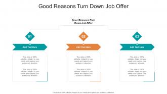 Good Reasons Turn Down Job Offer In Powerpoint And Google Slides Cpb
