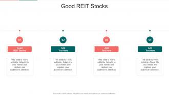 Good REIT Stocks In Powerpoint And Google Slides Cpb