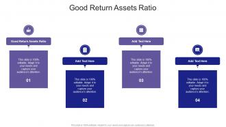 Good Return Assets Ratio In Powerpoint And Google Slides Cpb