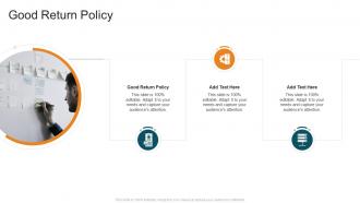 Good Return Policy In Powerpoint And Google Slides Cpb