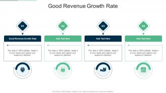 Good Revenue Growth Rate In Powerpoint And Google Slides Cpb