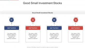 Good Small Investment Stocks In Powerpoint And Google Slides Cpb
