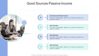 Good Sources Passive Income In PowerPoint And Google Slides Cpb