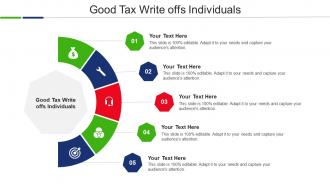Good Tax Write Offs Individuals Ppt Powerpoint Presentation Gallery Graphics Template Cpb