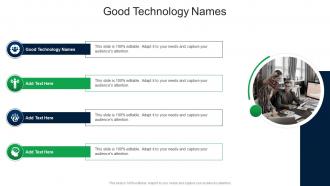 Good Technology Names In Powerpoint And Google Slides Cpb