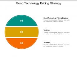 Good technology pricing strategy ppt powerpoint presentation portfolio grid cpb