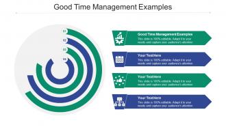 Good time management examples ppt powerpoint presentation pictures design templates cpb